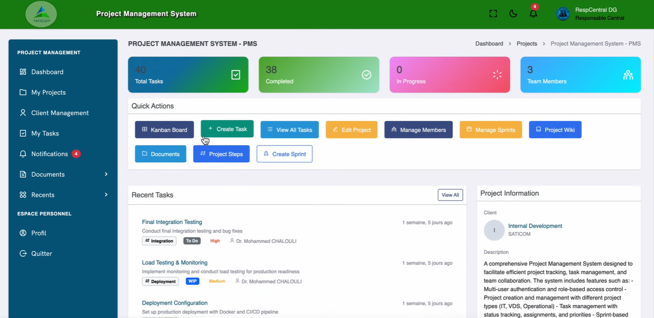 Project view