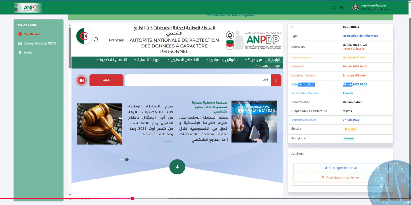 ANPDP Administration Board